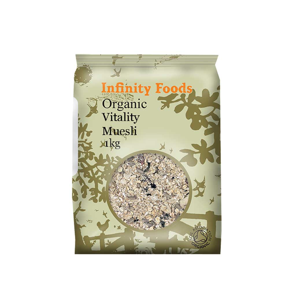 infinity foods organic oat bran (500g)