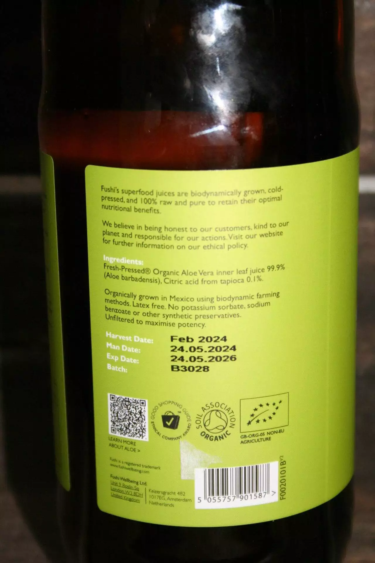 Fushi aloe vera juice