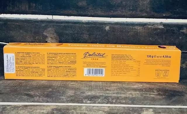dolcital soft nougat with almonds and fruits (130g)