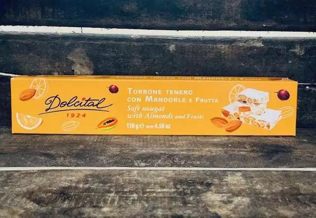 dolcital soft nougat with almonds and fruits (130g)