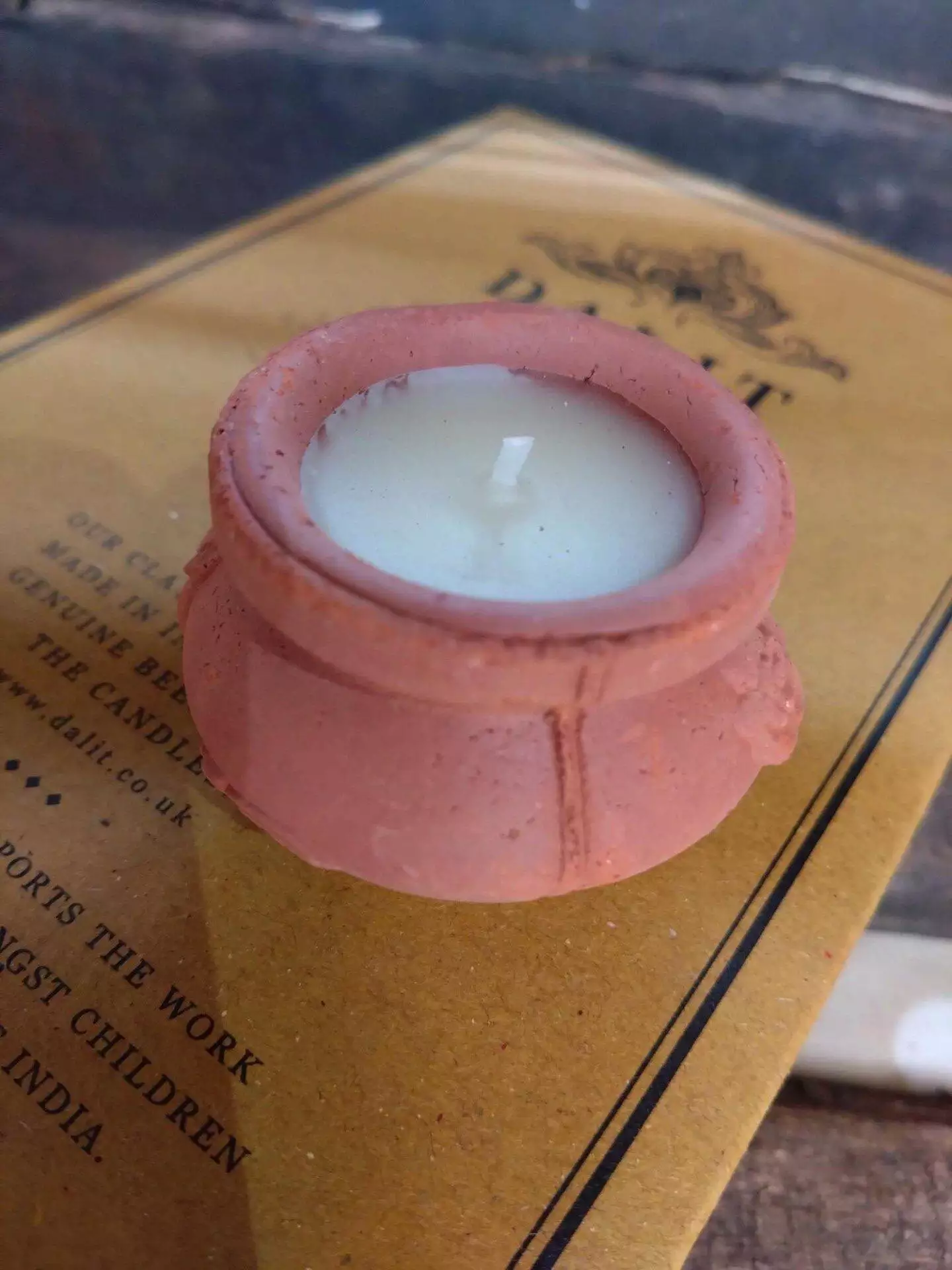 dalit goods megha rose design tealights (x 6)