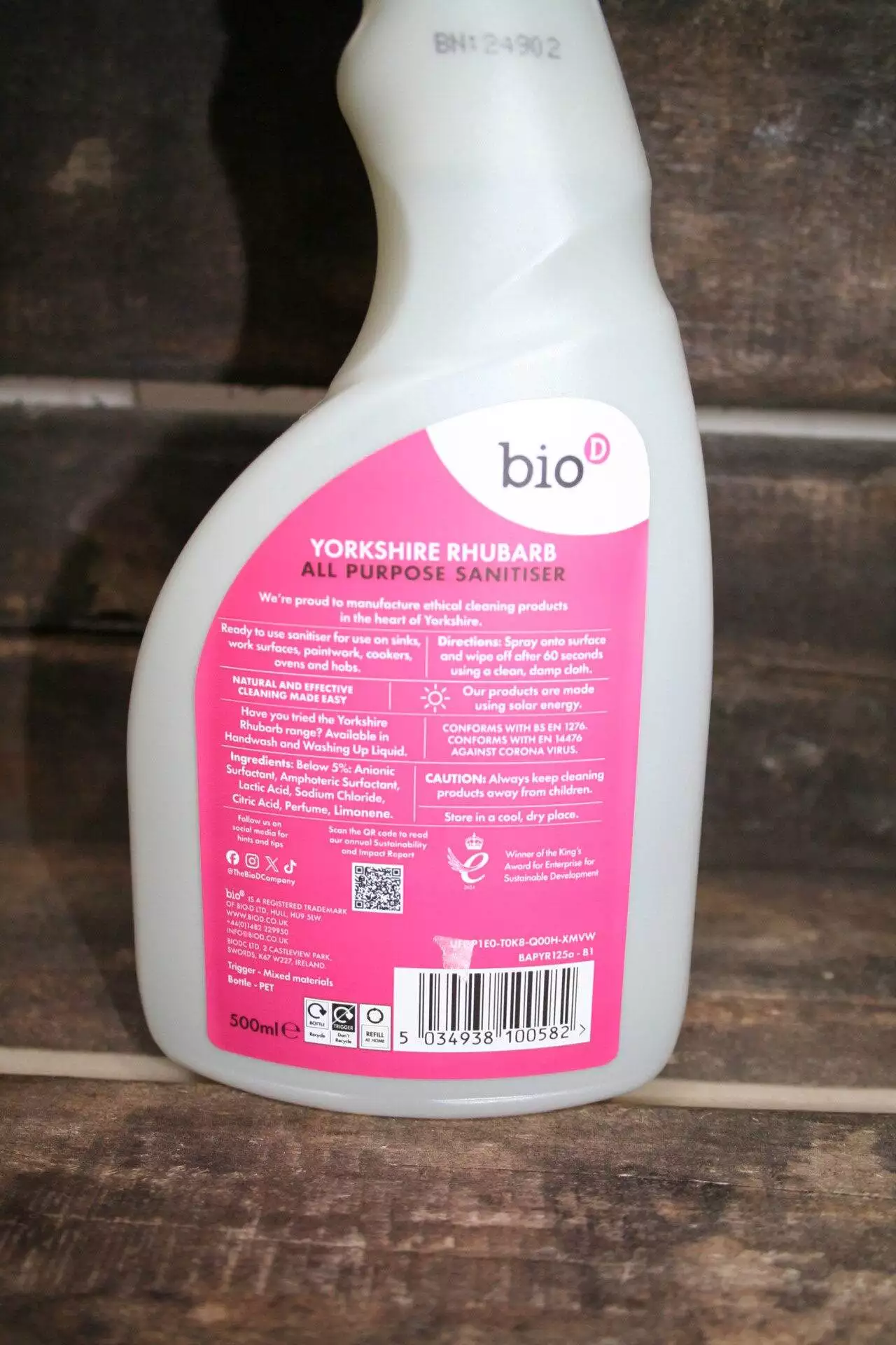 Bio D Yorkshire Rhubarb all purpose sanitiser