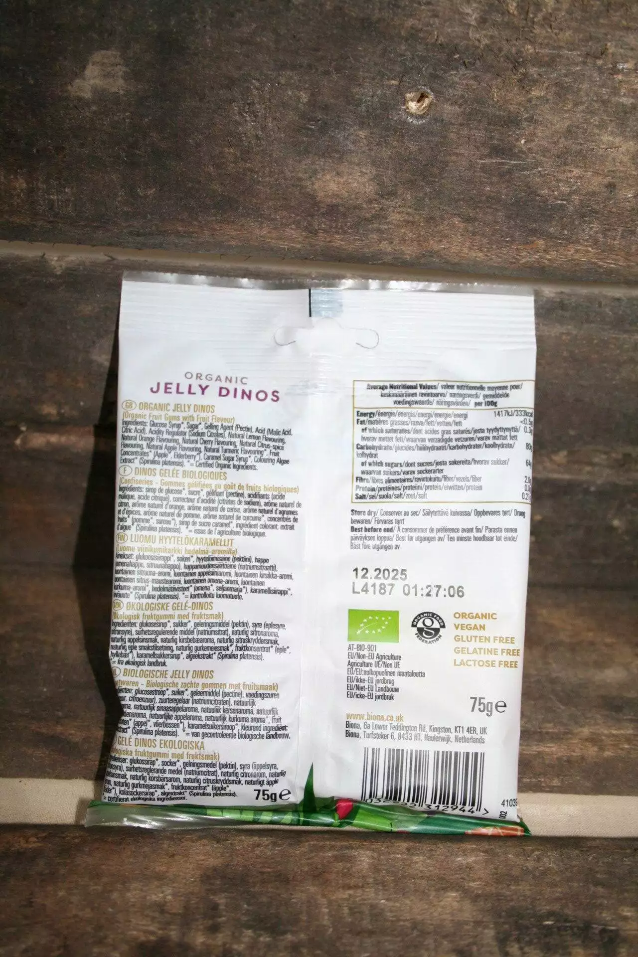 Biona organic jelly dinos