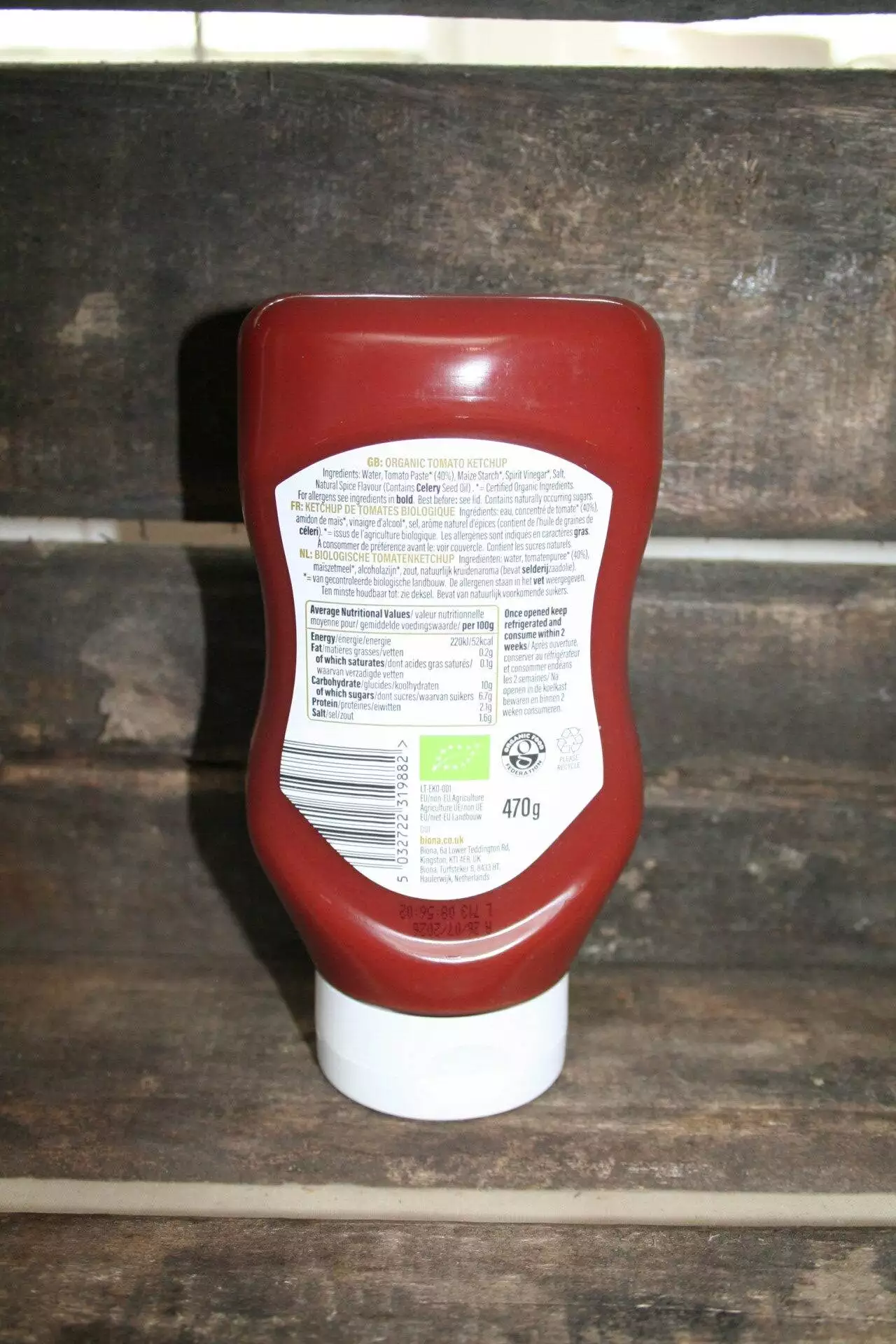 Biona organic tomato ketchup