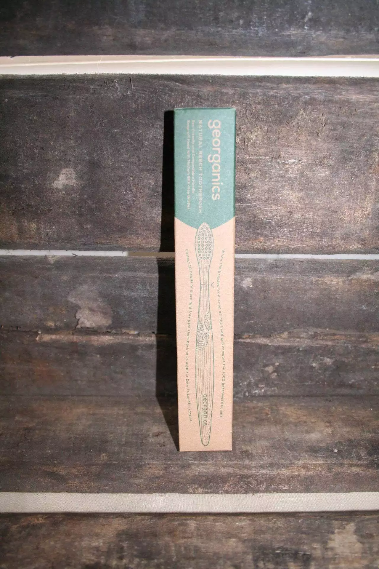 Georganics natural beech toothbrush