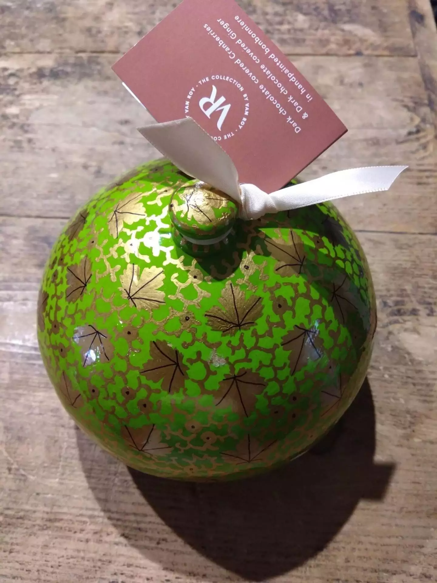 van roy bonbonniere with dark chocolate coated ginger & dark chocolate coated cranberries (260g)