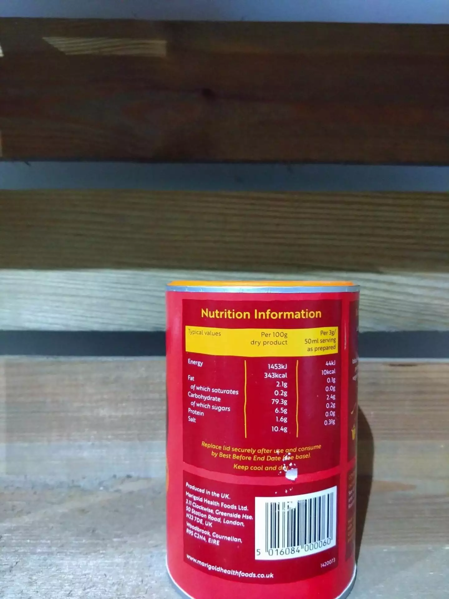 valentino pannetone traditional tin (500g)
