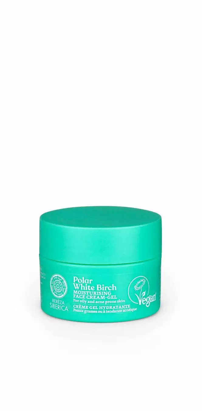 bereza siberica polar white birch moisturising face cream gel (50ml)