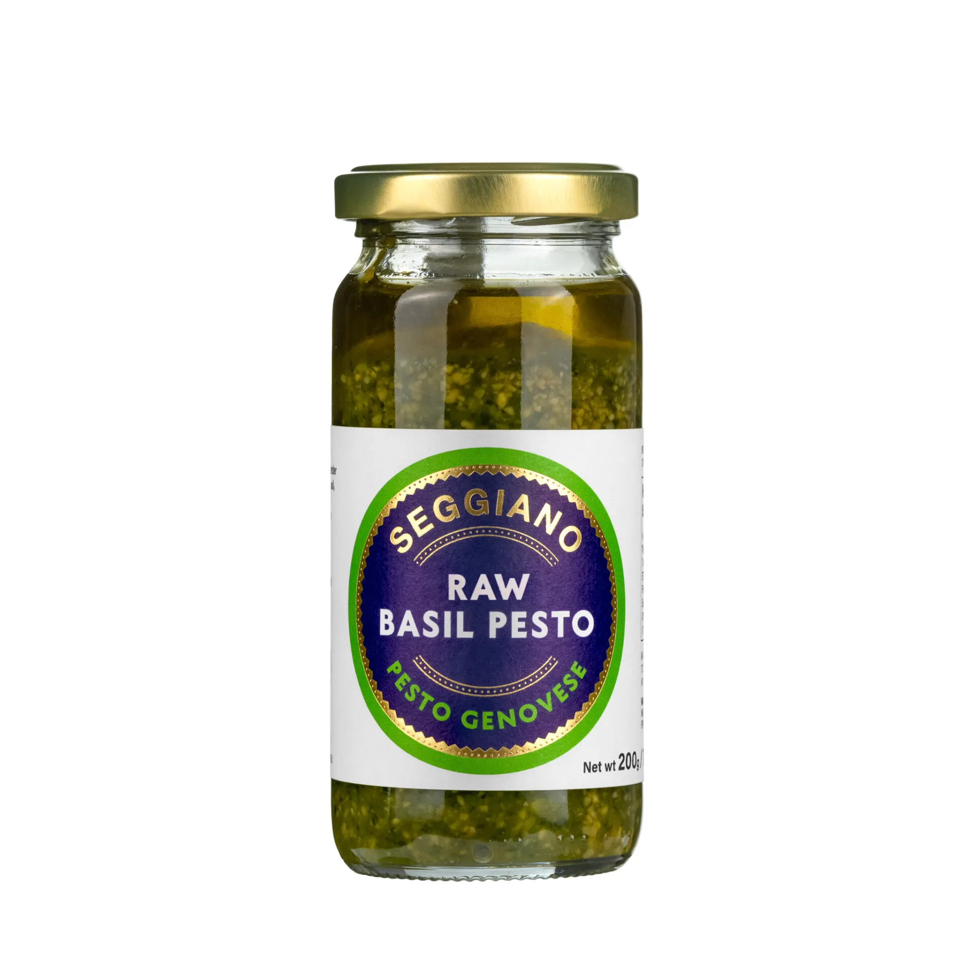 raw basil pesto
