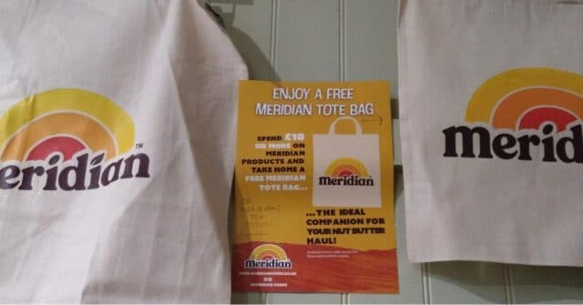 FREE CHOICE OF GIFTS WITH PURCHASE! Who doesn't love a freebie!  Spend £10 or more on delicious @meridianfoods  organic products - includes peanut butters in many different sizes, almond butters, cashew butters, hazelnut butters, coconut and almond butter,  jars of delectable molasses or yeast extract or tahini....and get a FREE Meridian tote bag to carry home your haul or a lovely tea towel to dry up your dishes after you've enjoyed your products!  Offer while stocks of free gifts last!
Purchases will of course add points to your loyalty club membership if you've joined!
Whilst we are talking peanut butter don't forget the limited edition peanut butter mini eggs from @montezumaschocs almost gone for another year so snap some up to enjoy before they are gone!

We look forward to seeing you!  Reminder - We will be open Good Friday until 2pm

#organicallyspeaking #eastershopping #meridianoffer #@meridianfoods #freegift