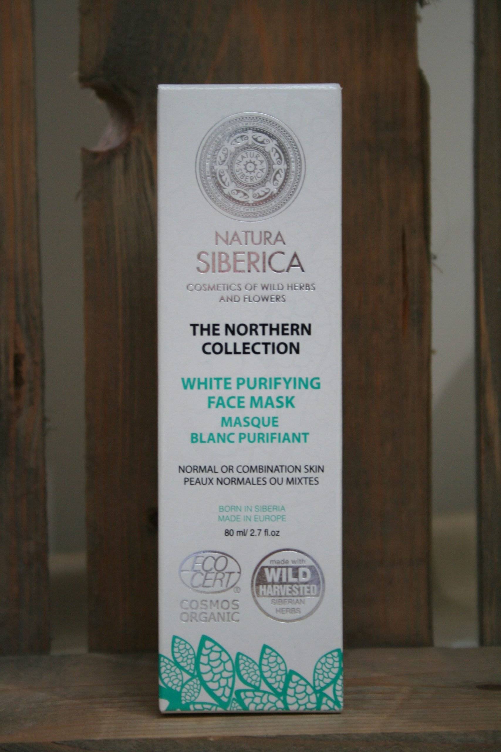 Natura Siberica white face mask