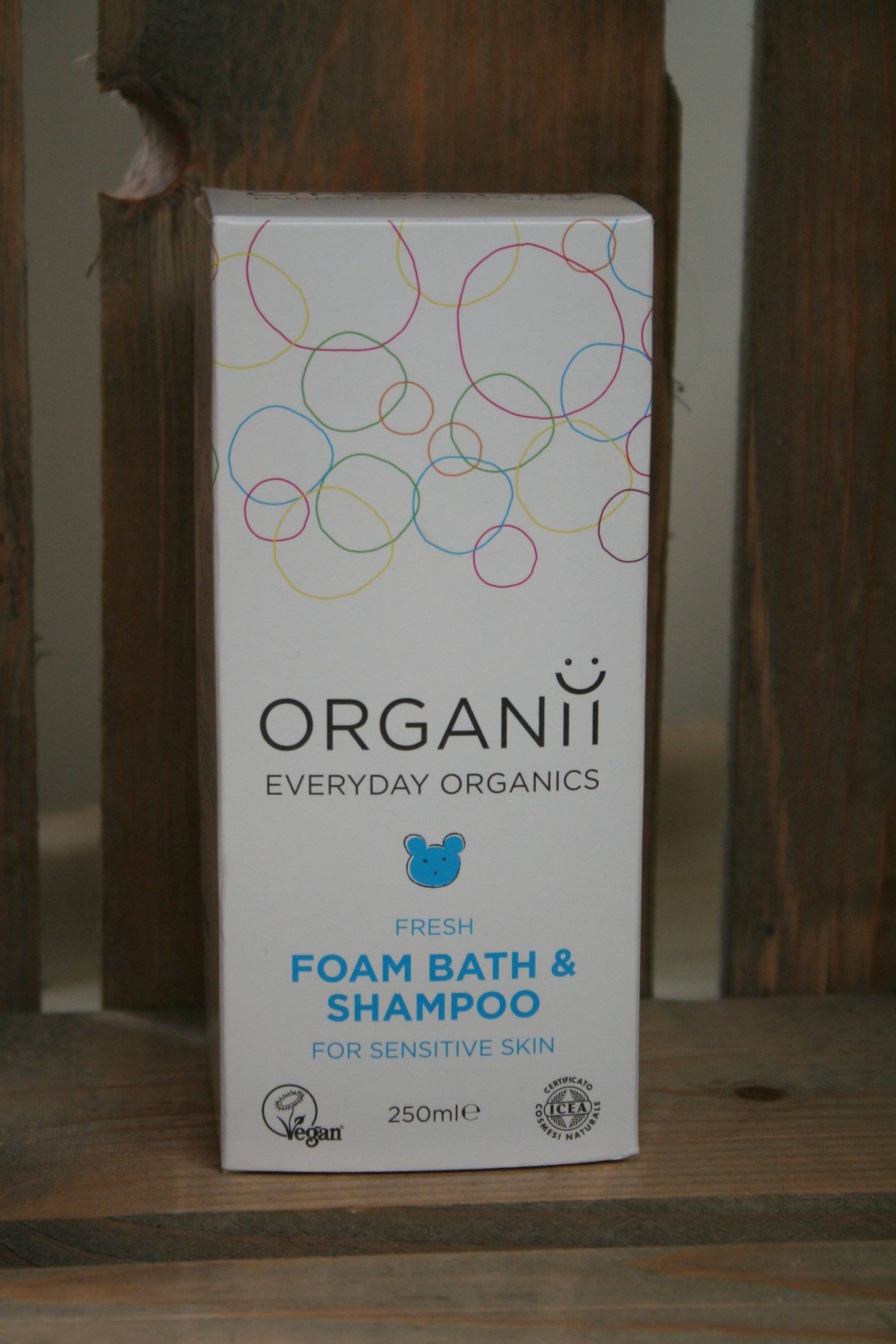 Organii baby foam bath shampoo