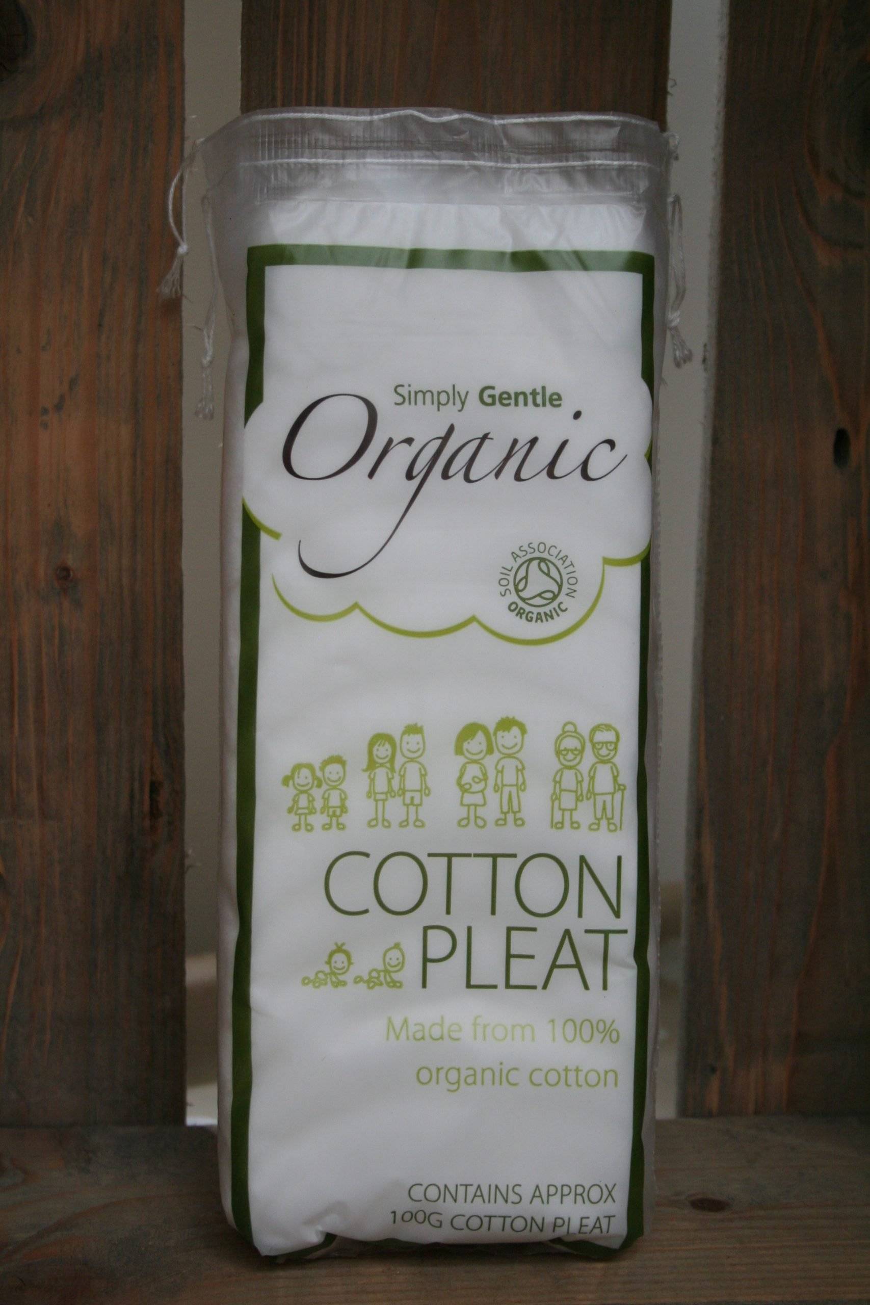 Simply Gentle Organic Cotton pleats