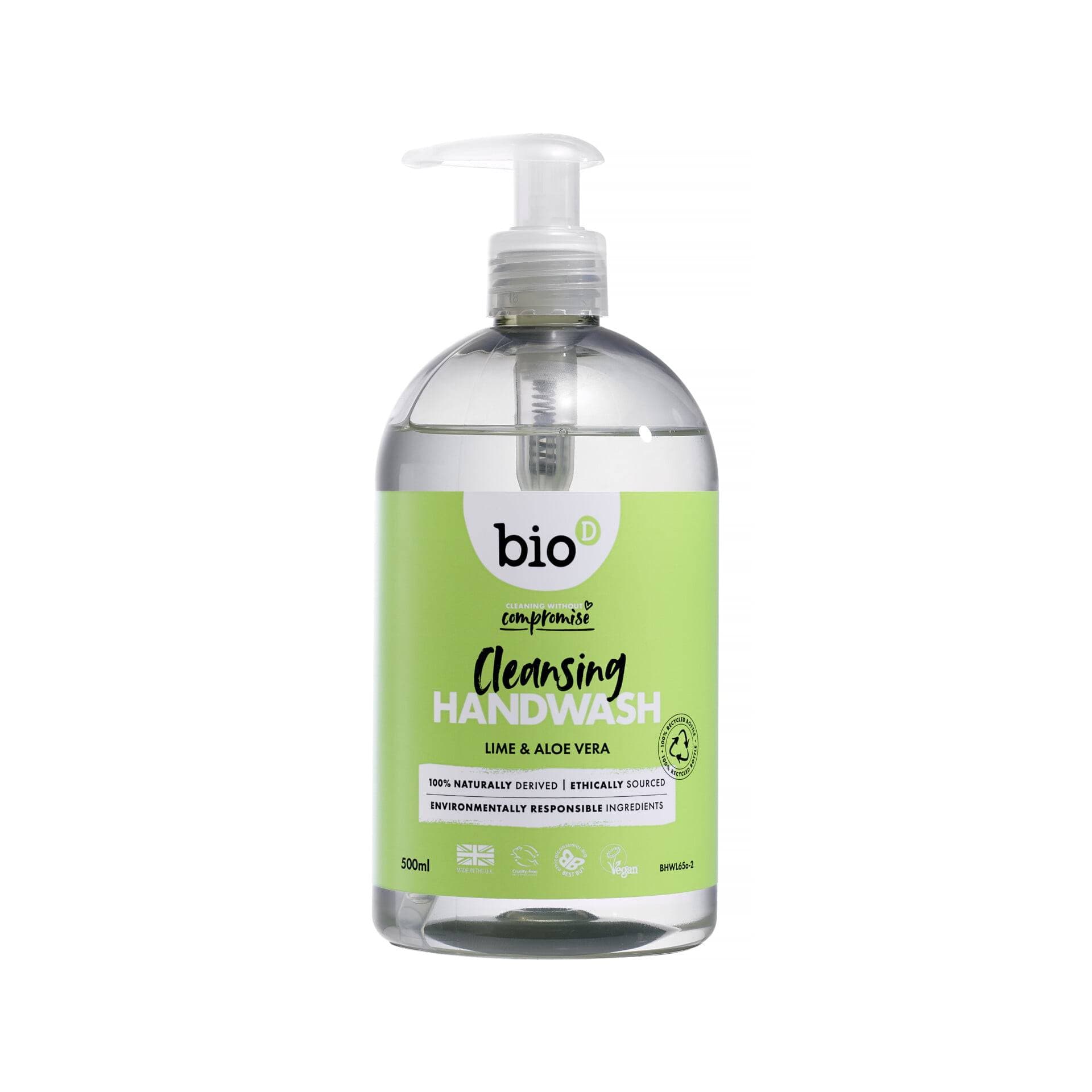 bio d cleansing hand wash lime and aloe vera (500ml)