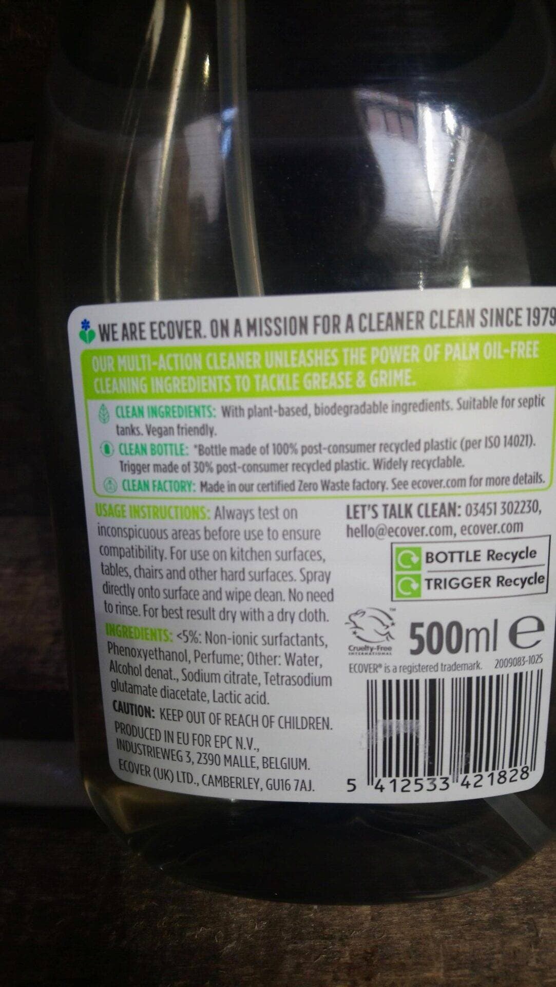 ecozone tough limescale remover (500ml)
