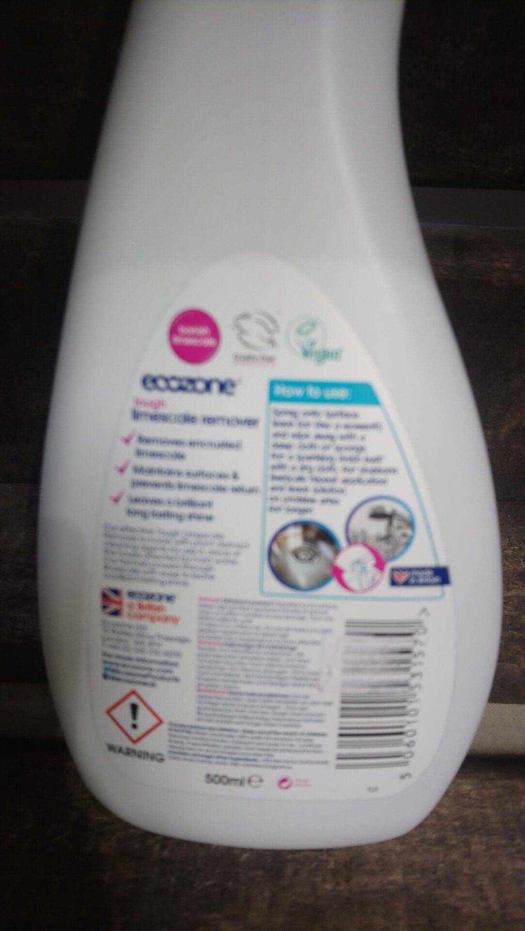 ecozone tough limescale remover (500ml)