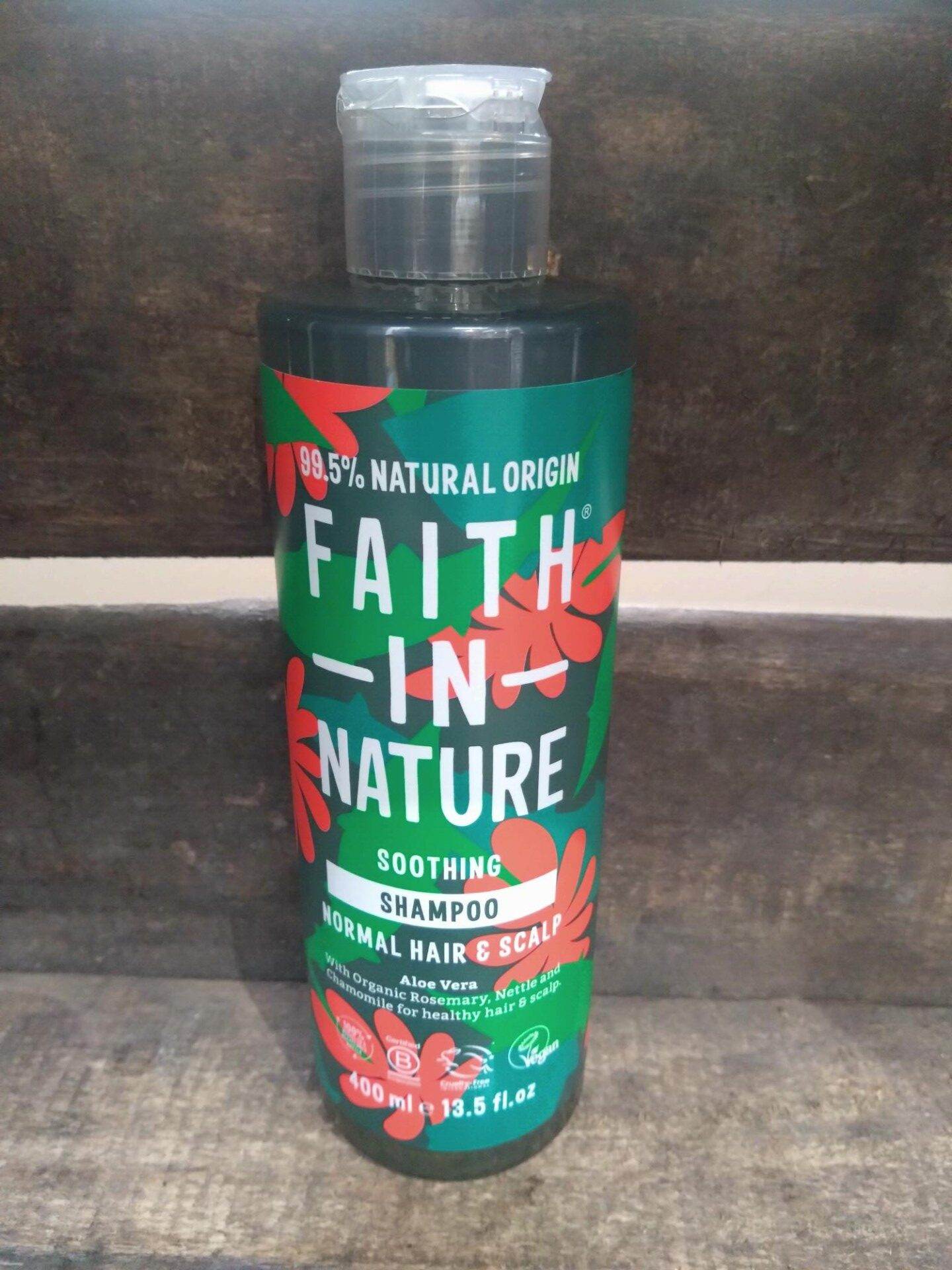 faith in nature soothing aloe vera shampoo (400ml)