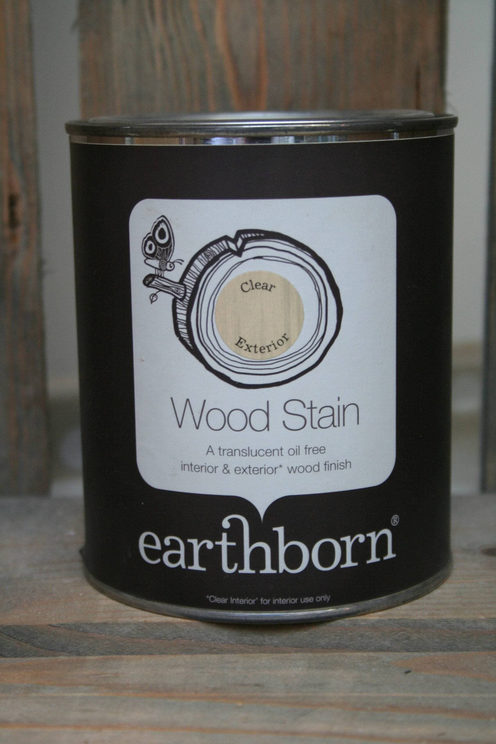 Earthborn wood stain exterior clear
