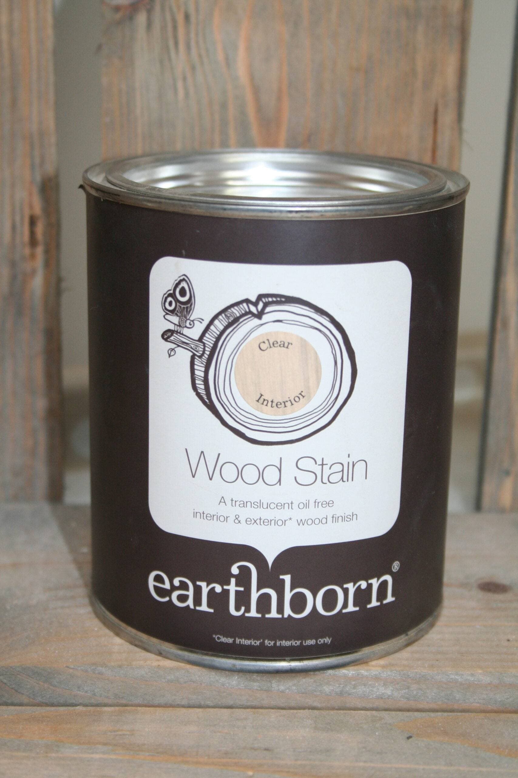 Earthborn wood stain interior clear