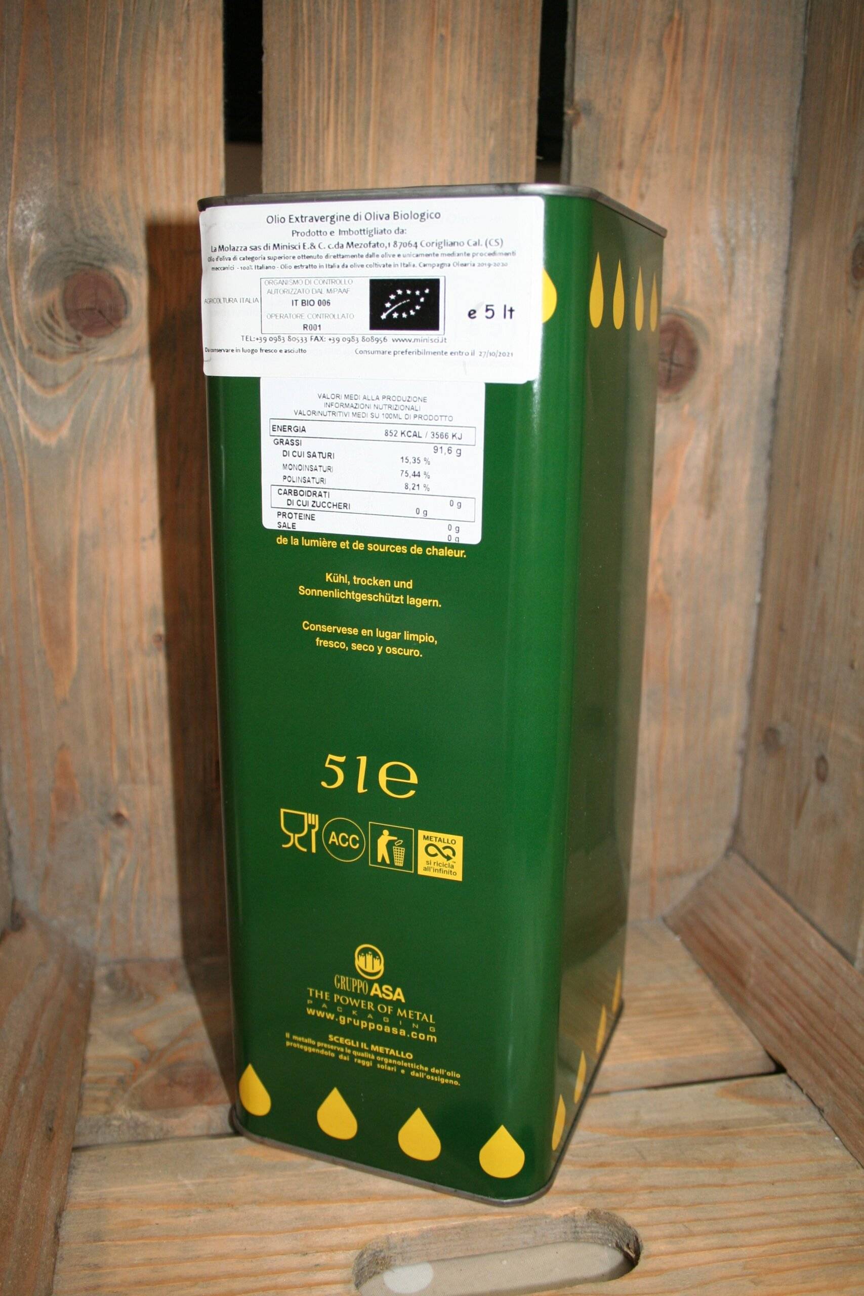 Extra virgin olive oil 5l