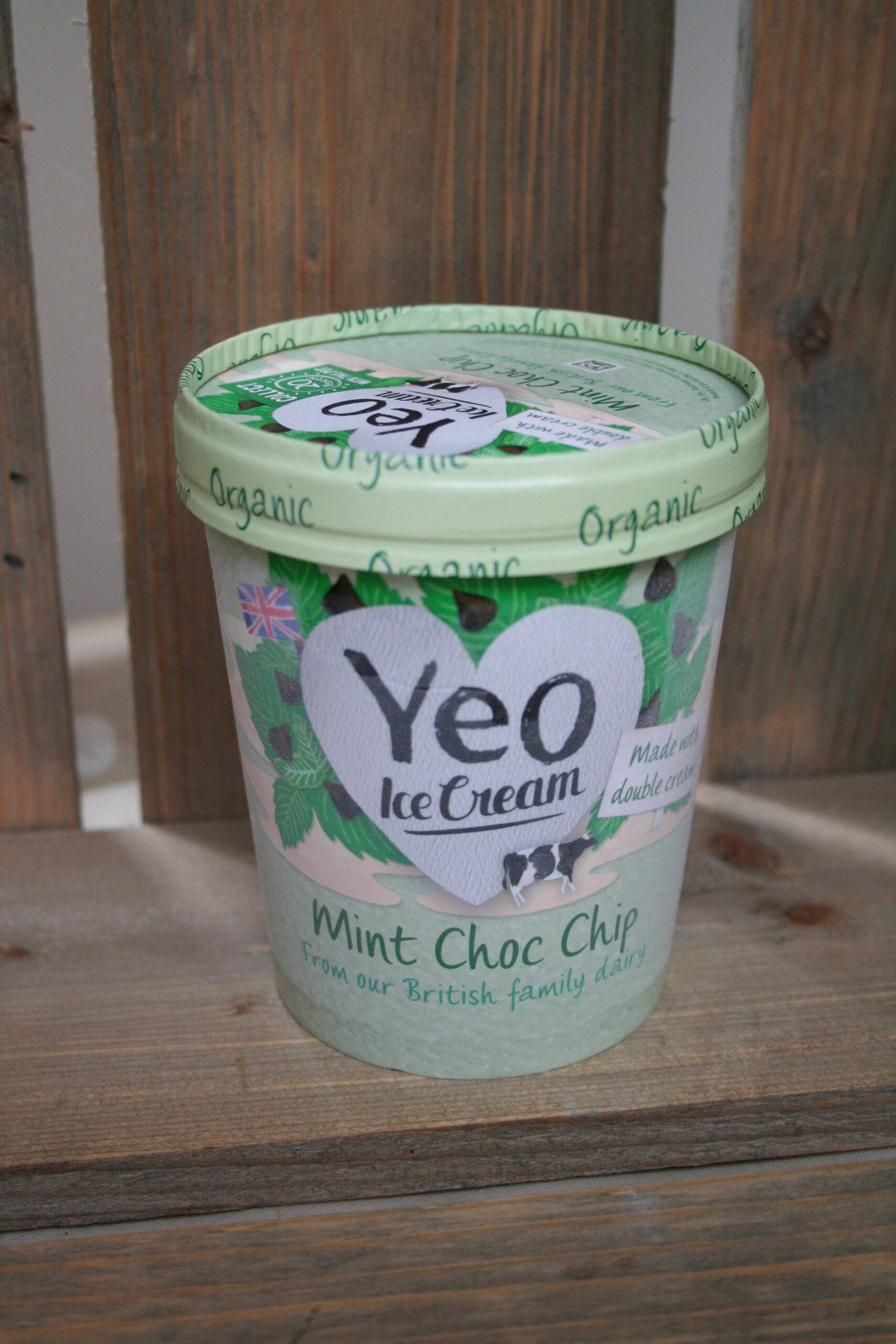 Yeo Valley Mint Choc Chip Ice Cream