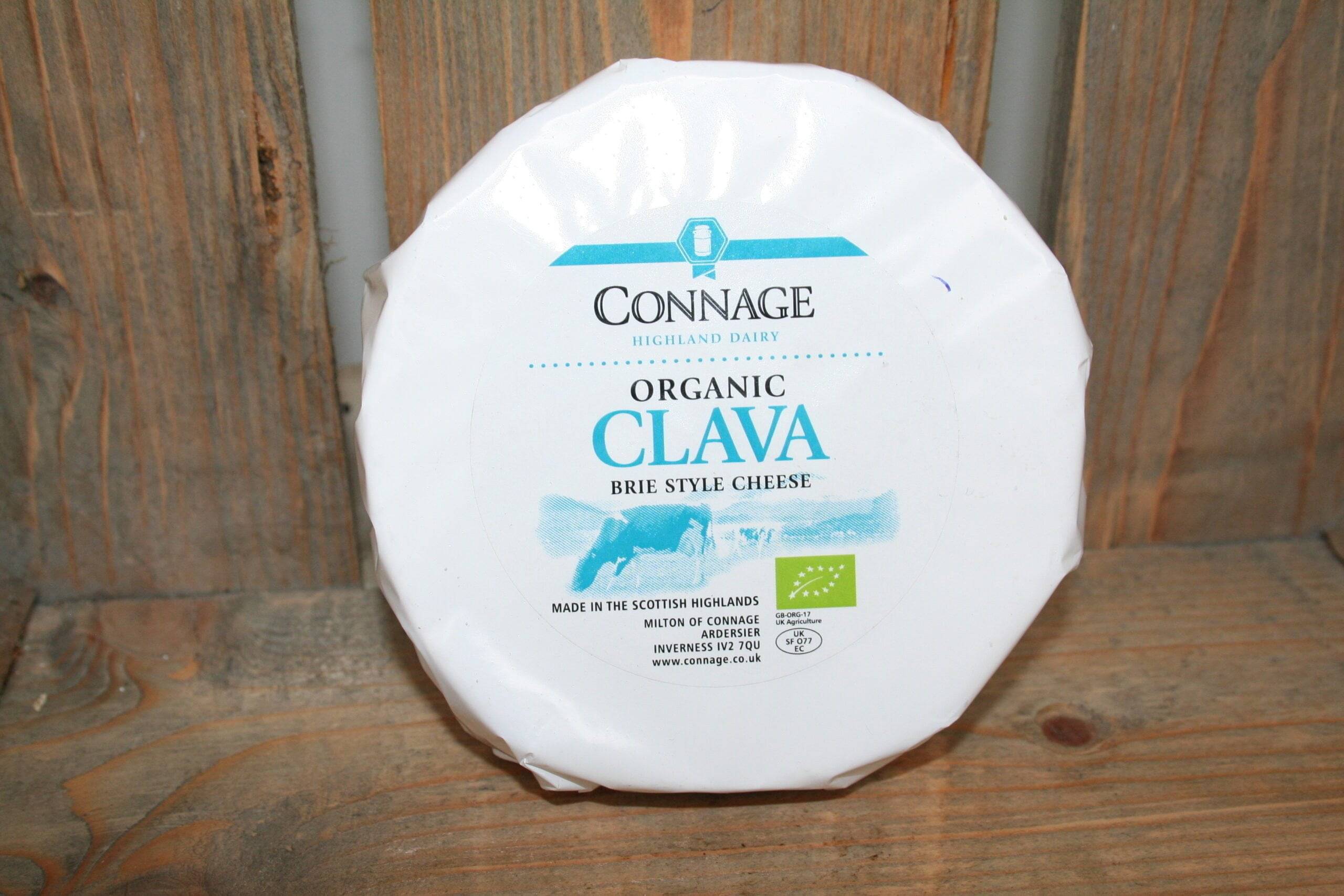 Connage organic Clava brie style cheese
