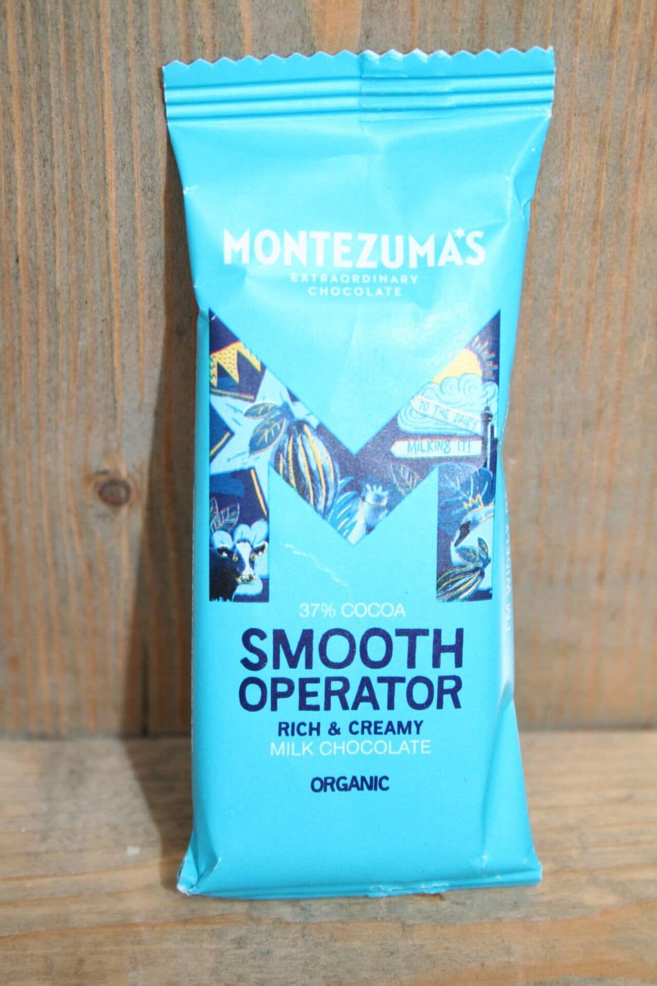 Montezumas 37% cocoa smooth operator milk chocolate