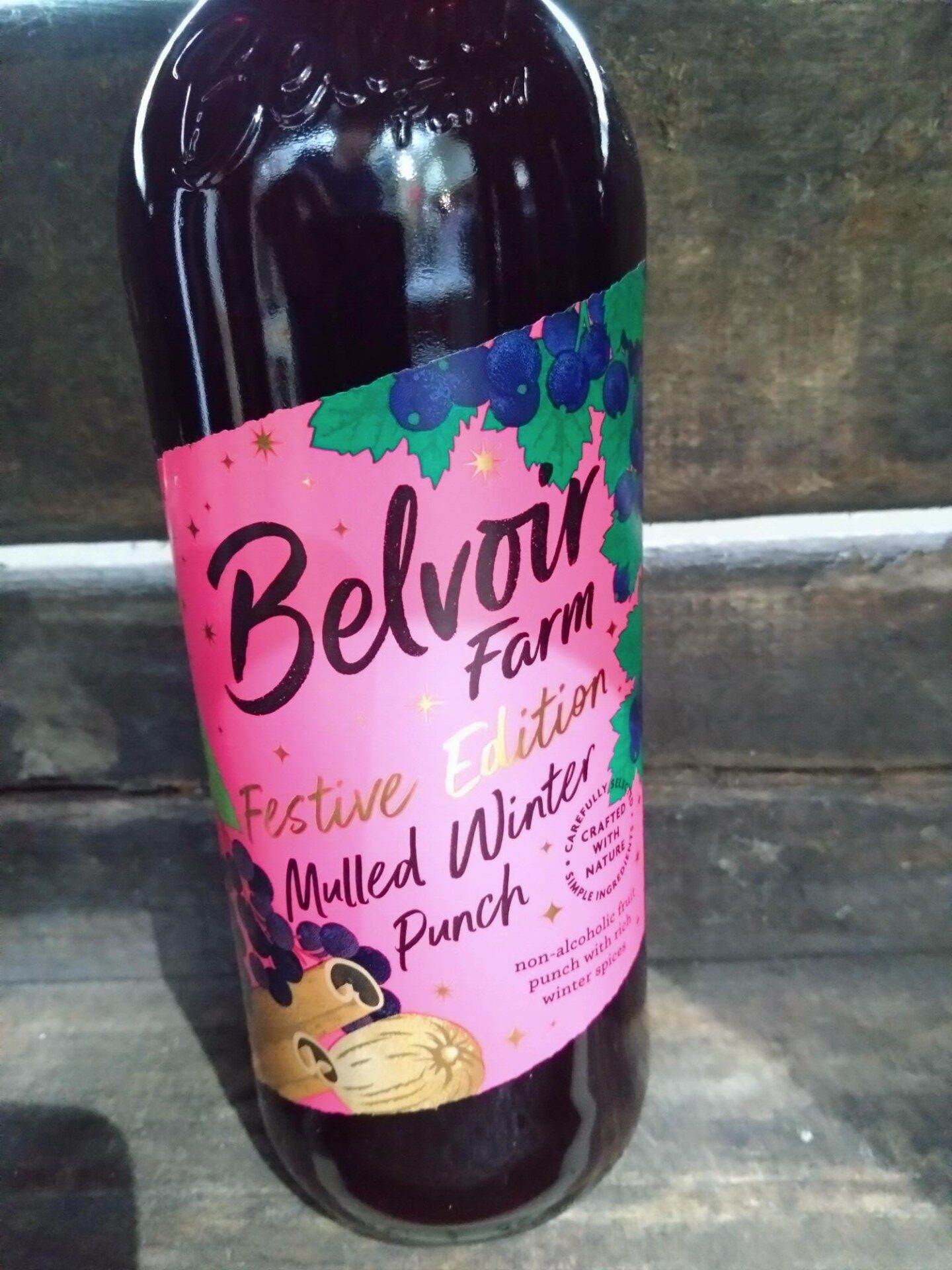belvoir festive edition mulled winter punch non alcoholic (750ml)