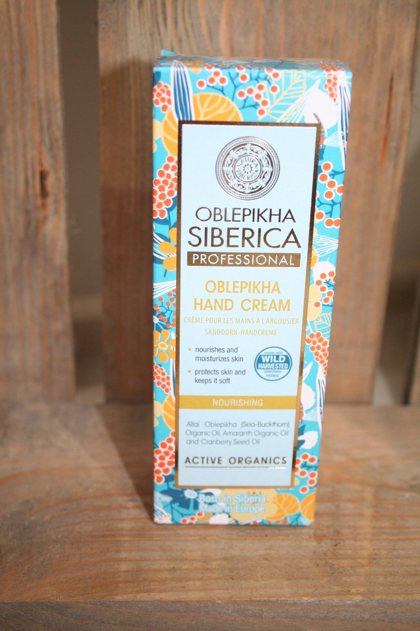 Obelepikha Siberica oblepikha hand cream