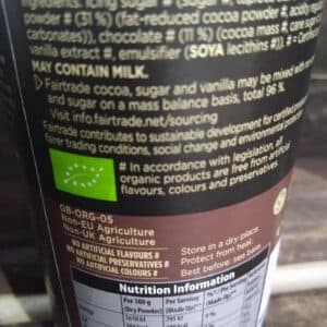 green & black organic hot chocolate (250g)
