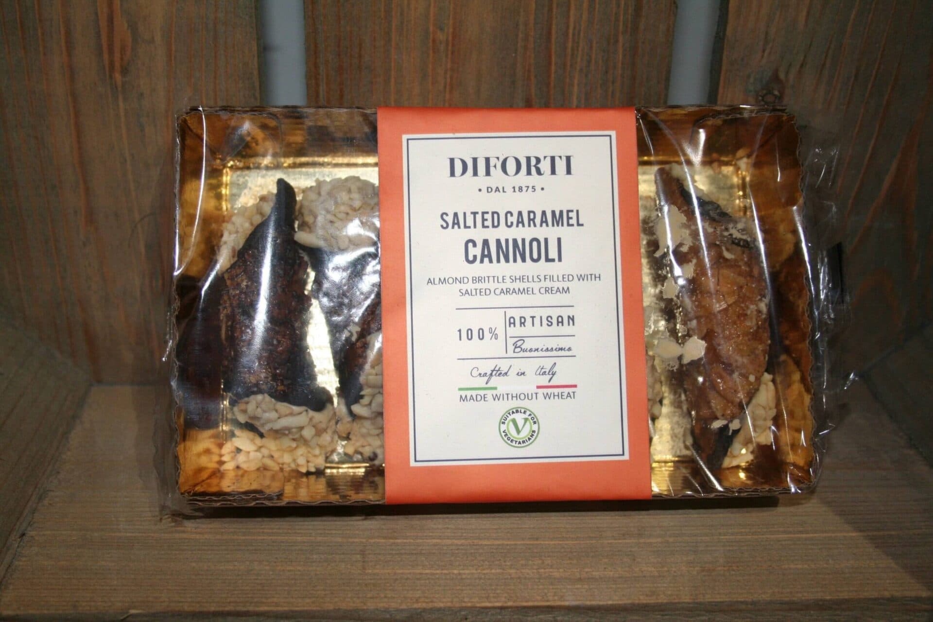 Diforti salted caramel cannoli