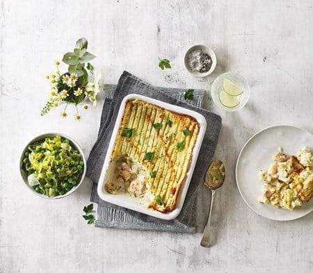 Cook frozen food classic fish pie