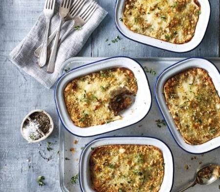 Cook frozen food cottage pie