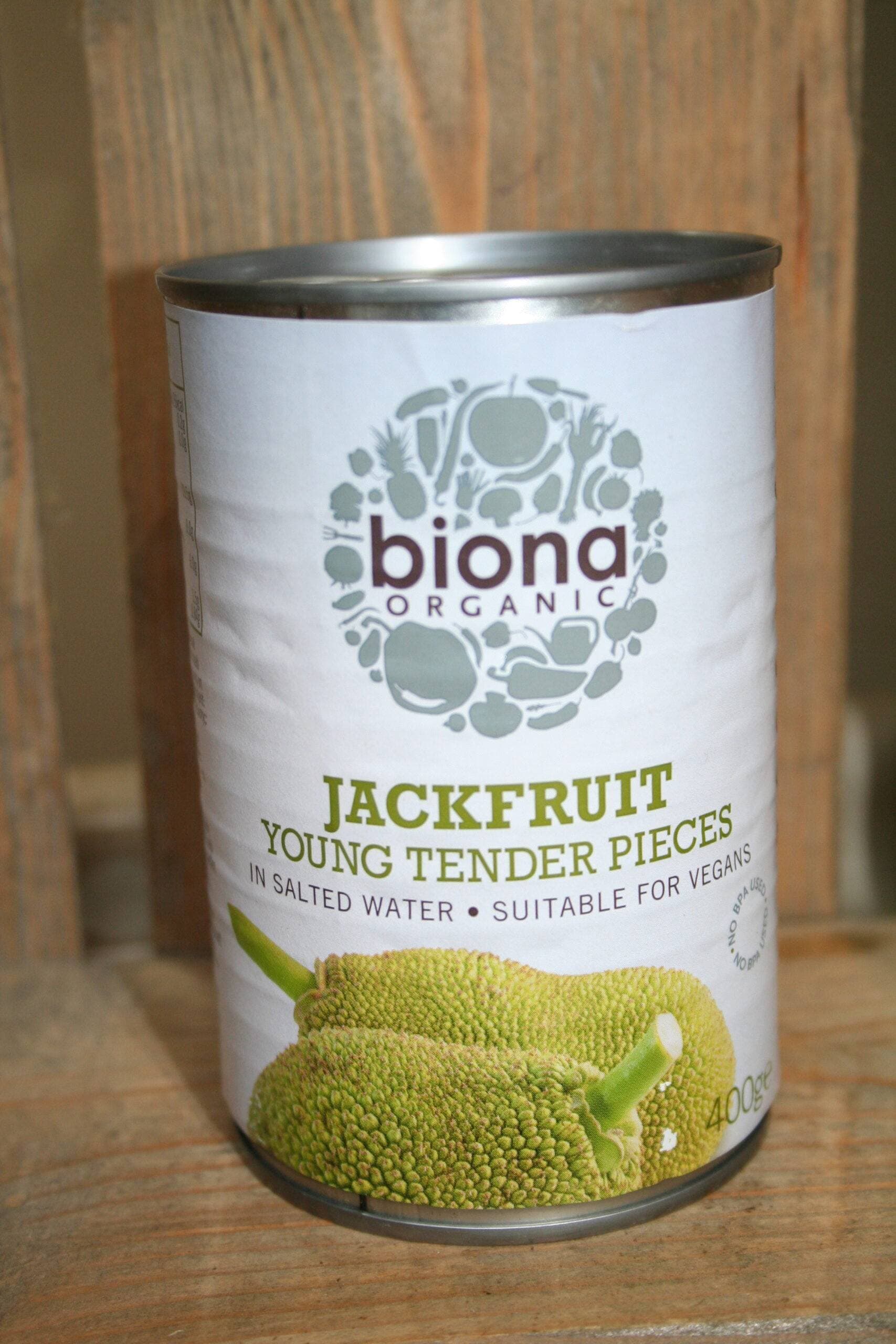 Biona organic jackfruit young tender pieces