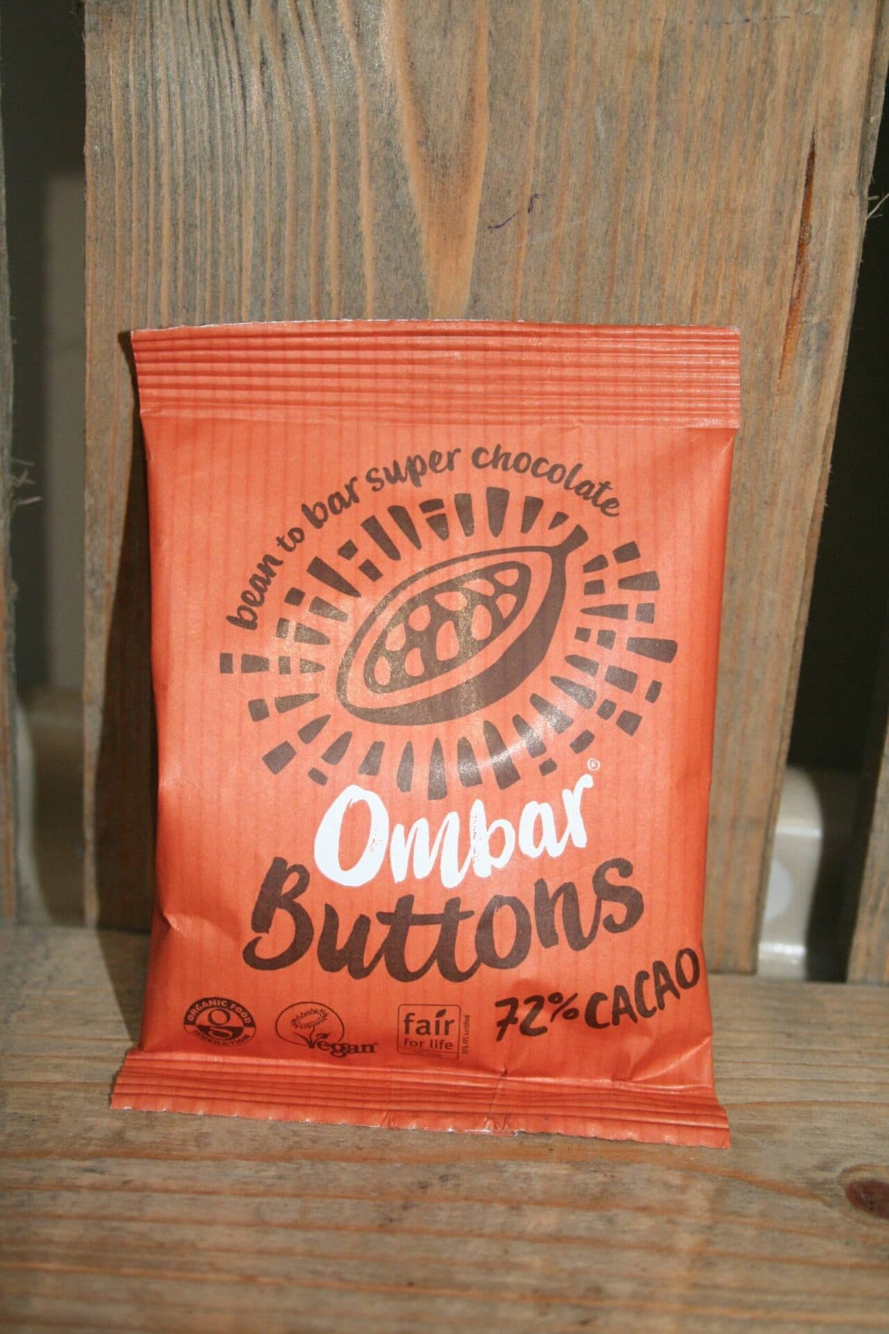 Ombar buttons 72% cacao