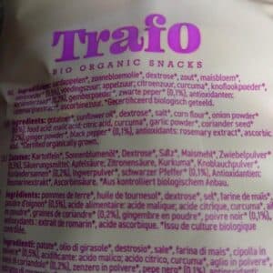 trafo organic potato chips salt & vinegar (125g)