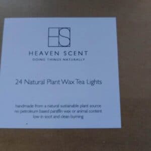 heaven scent tealight candles unscented (x24 tealights)