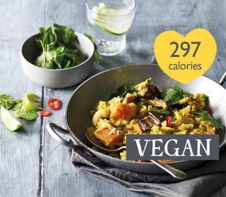Cook pots for 1 sweet potato & Aubergine Sri Lankan curry