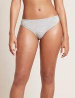 Boody light grey marl classic bikini knickers