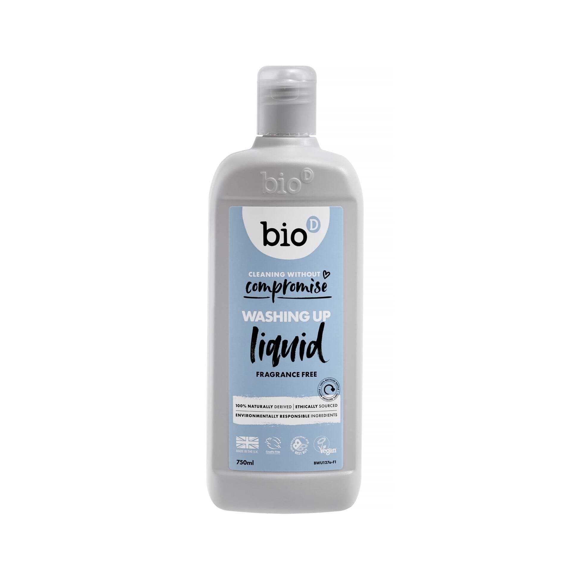 bio d concentrated washing up liquid (750ml)