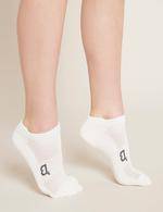 Boody ladies white sports socks