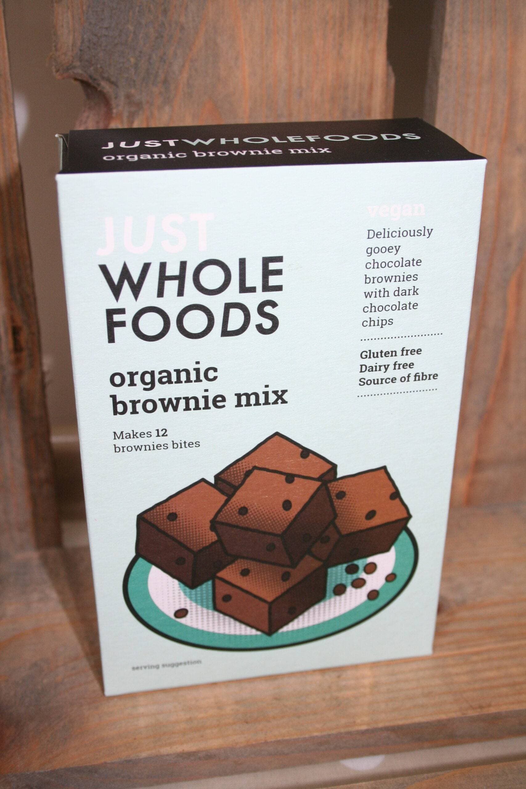 Just whole foods organic brownie mix