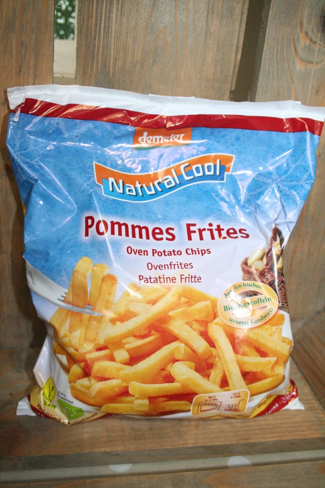 Natural Cool organic frozen oven potato chips
