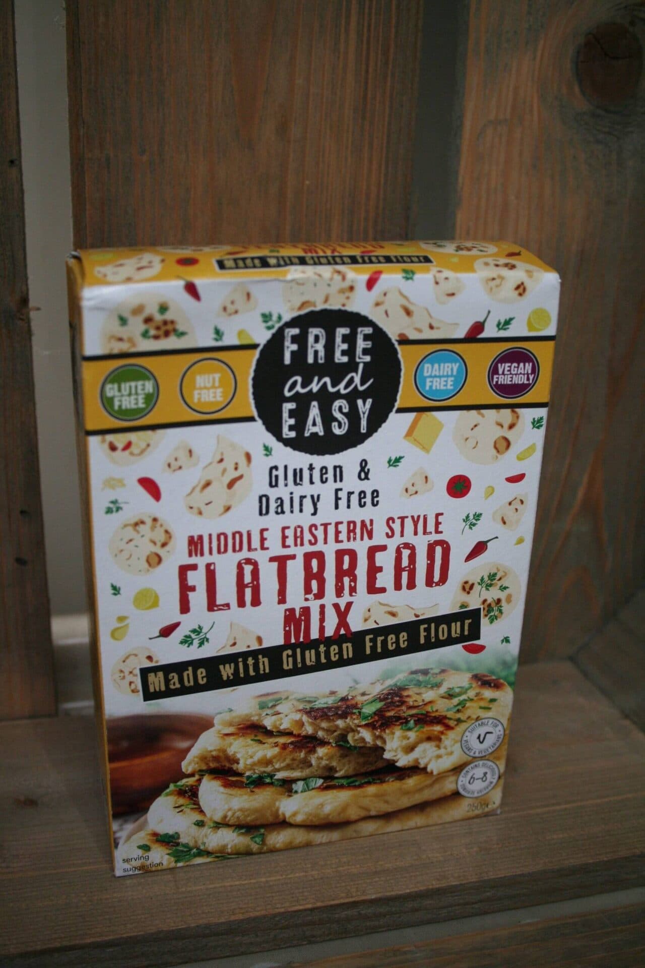 Free & Easy gluten & dairy free flatbread mix