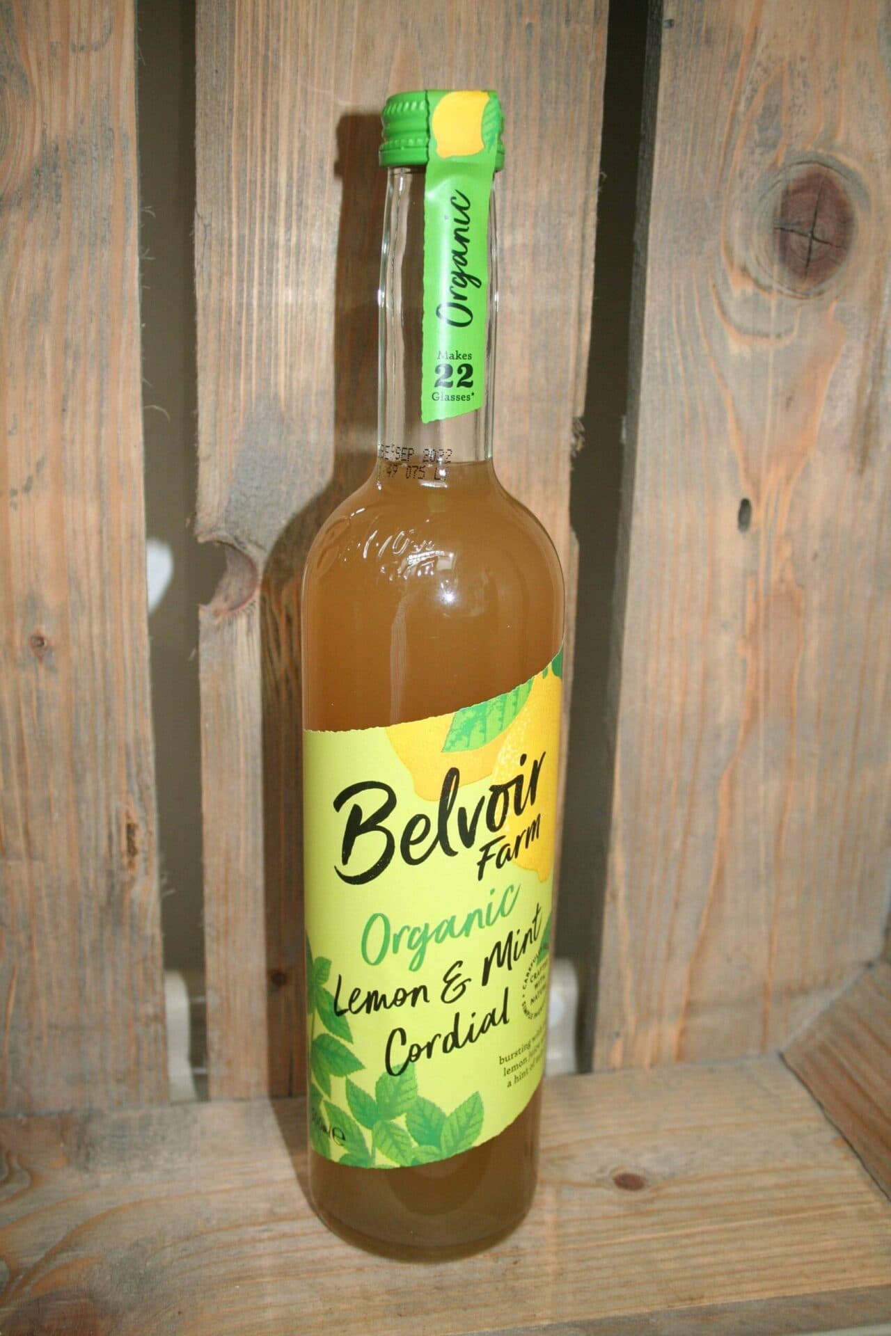 Belvoir Farm organic lemon & mint cordial