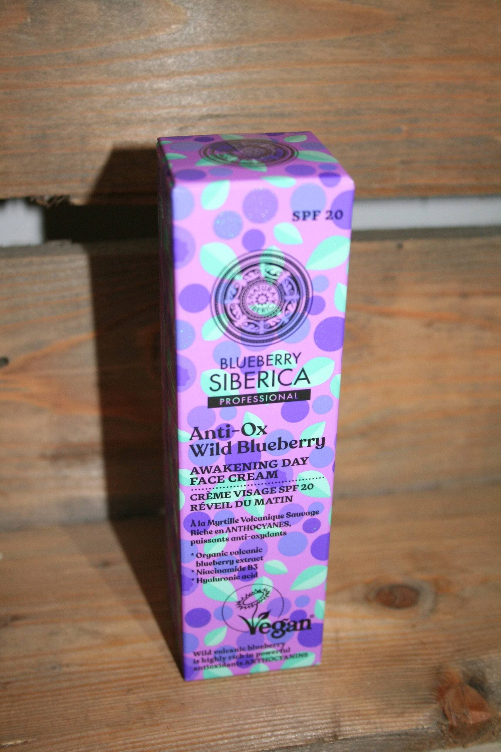 Natura Siberica anti ox awakening day face cream