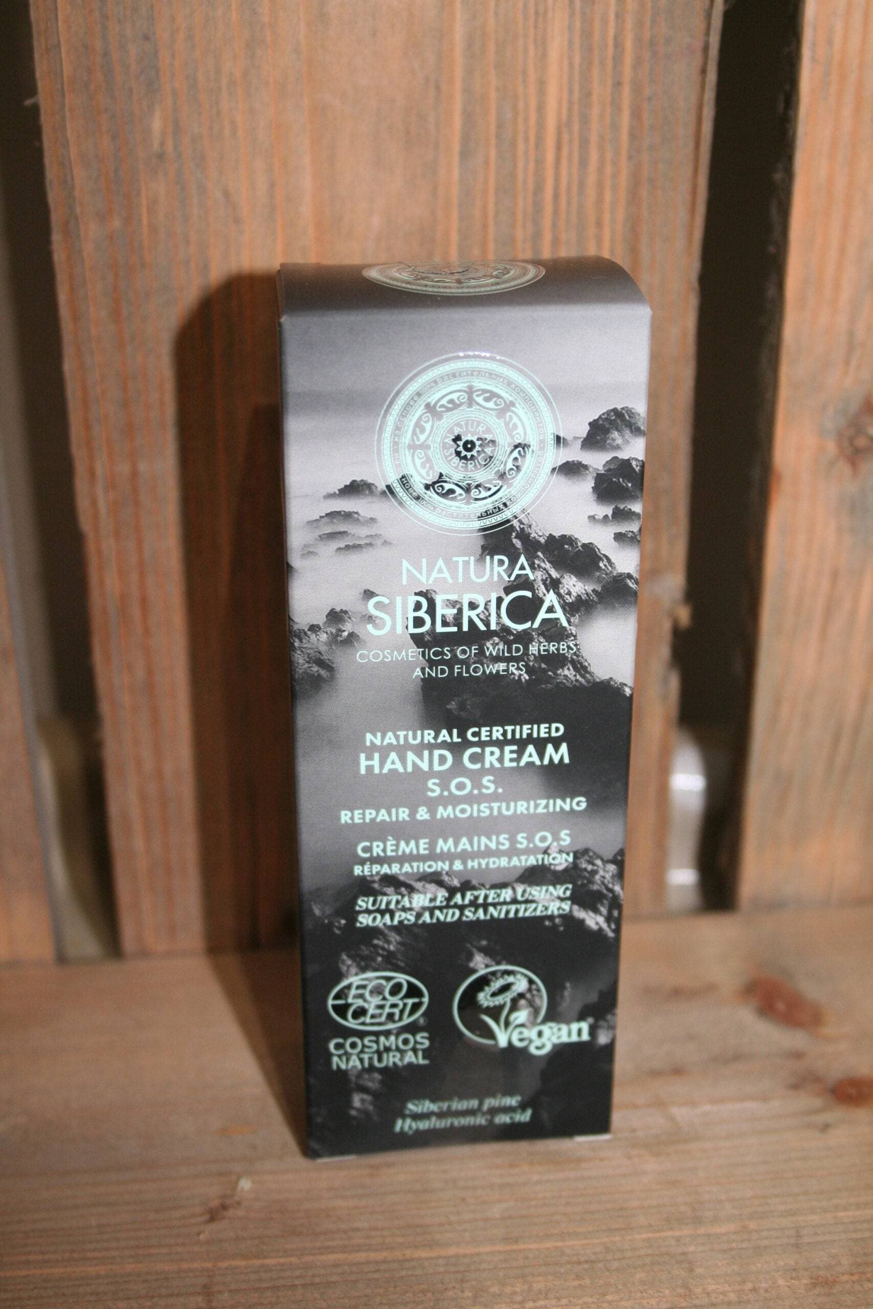Natura Siberica hand cream sos