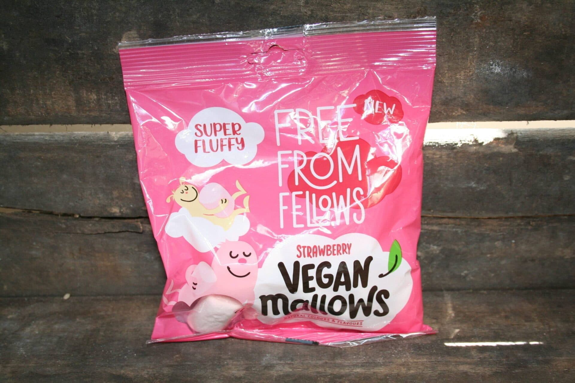 Free From Fellows strawberry vegan mallows