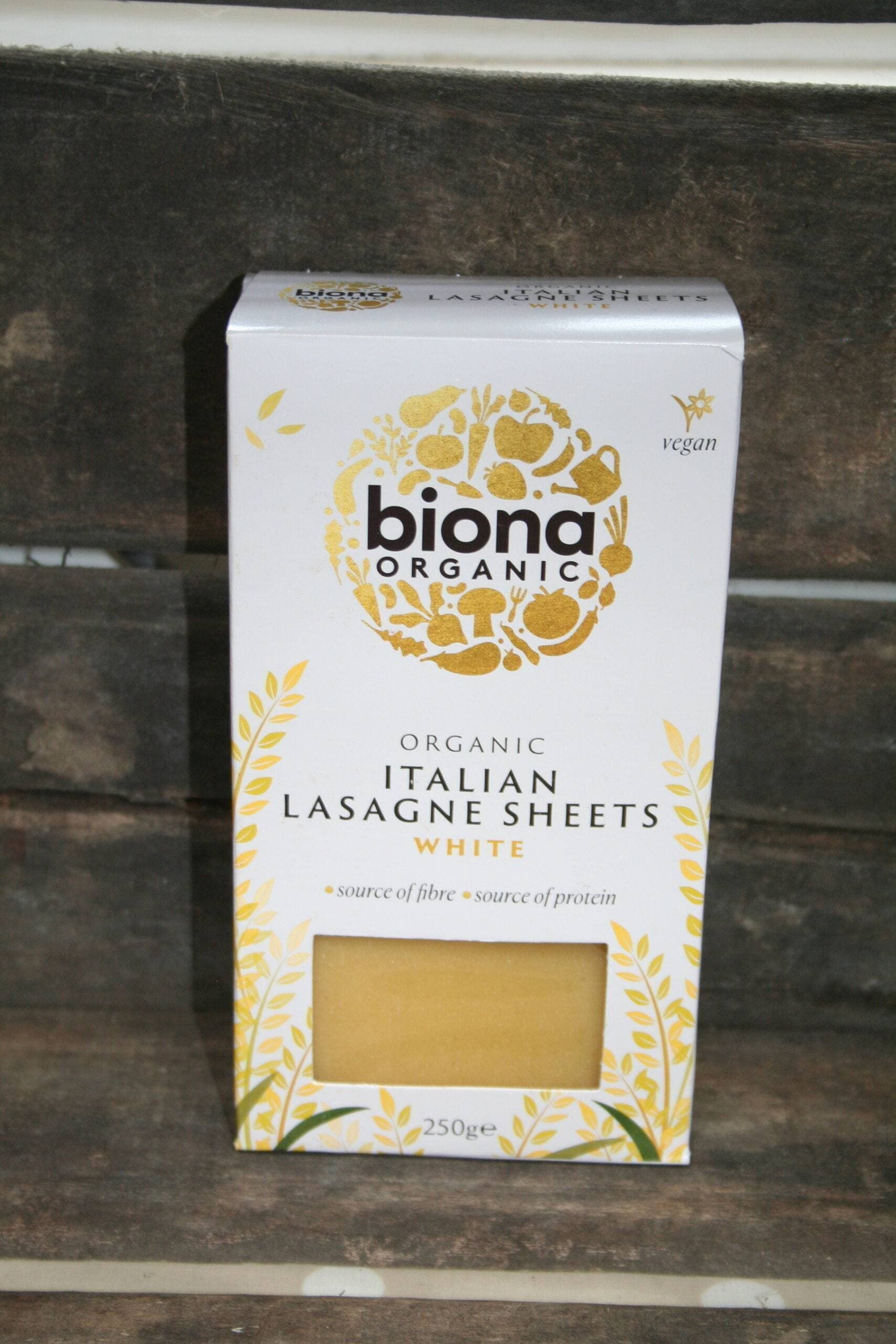 Biona organic Italian lasagne sheets white