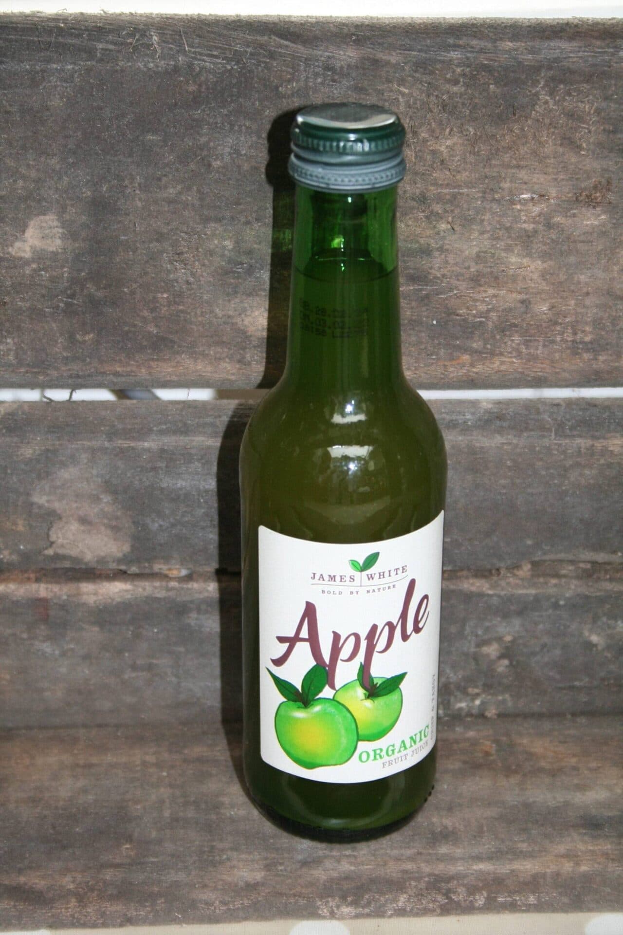 James White organic apple juice